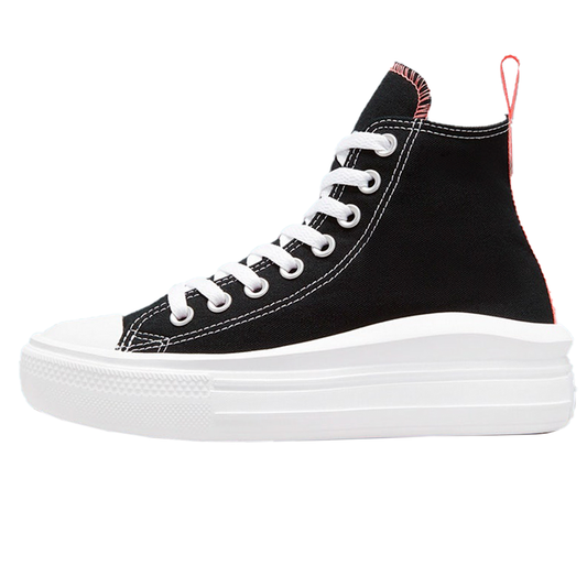 CONVERSE CHUCK TAYLOR MOVE HI PARA DAMA COLOR NEGRO CORAL