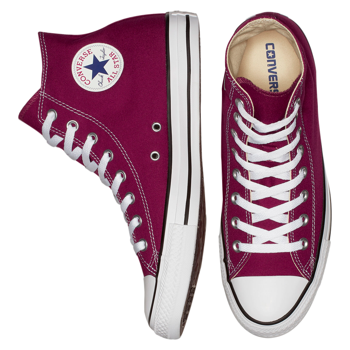 CONVERSE CHUCK TAYLOR ALL STAR UNISEX HI COLOR VINO