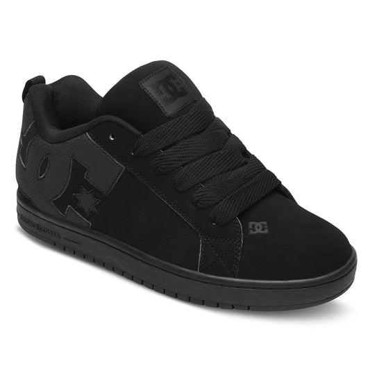 TENIS DC SHOES COURT GRAFFIK PARA CABALLERO COLOR NEGRO MONOCROMO