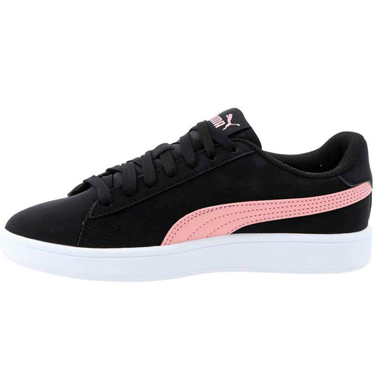 PUMA SMASH V2 PARA DAMA COLOR NEGRO ROSA
