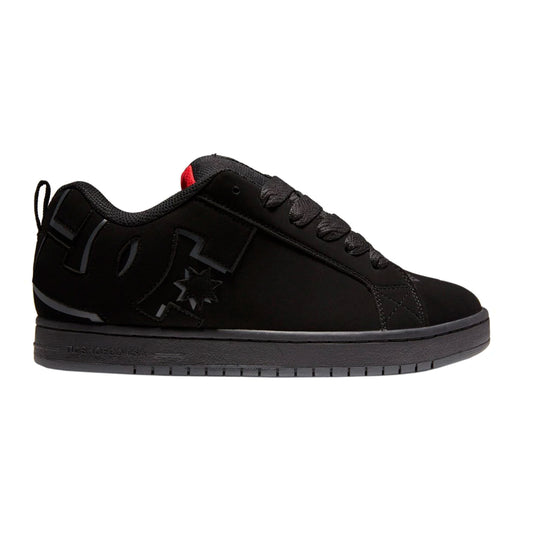 TENIS DC SHOES COURT GRAFFIK PARA CABALLERO COLOR NEGRO ROJO