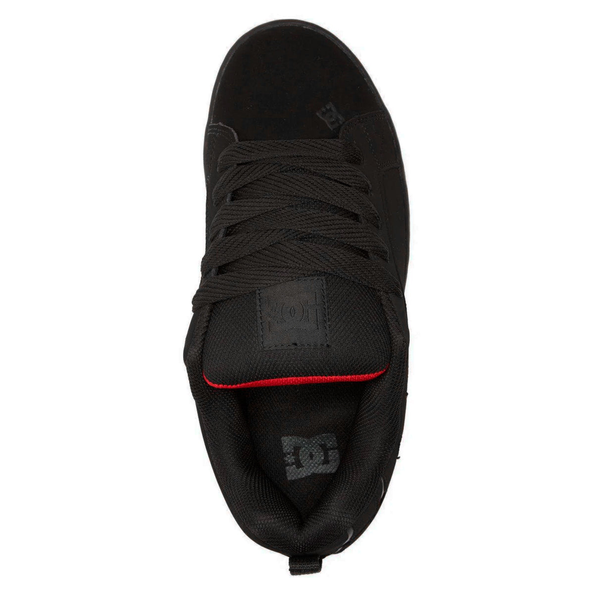 TENIS DC SHOES COURT GRAFFIK PARA CABALLERO COLOR NEGRO ROJO