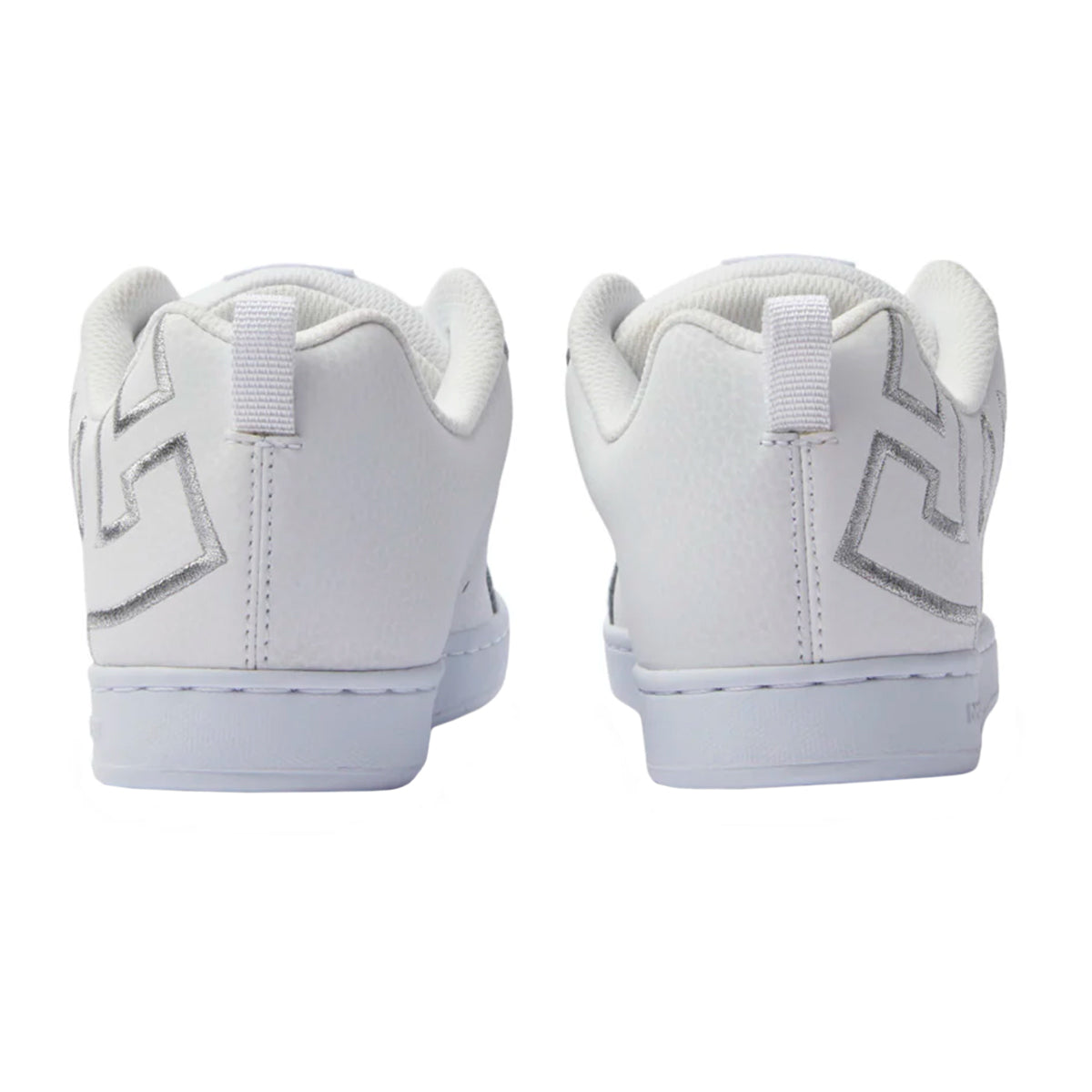 TENIS DC SHOES COURT GRAFFIK PARA DAMA COLOR BLANCO PLATA