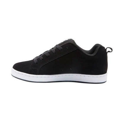 TENIS DC SHOES COURT GRAFFIK PARA DAMA COLOR NEGRO BLANCO