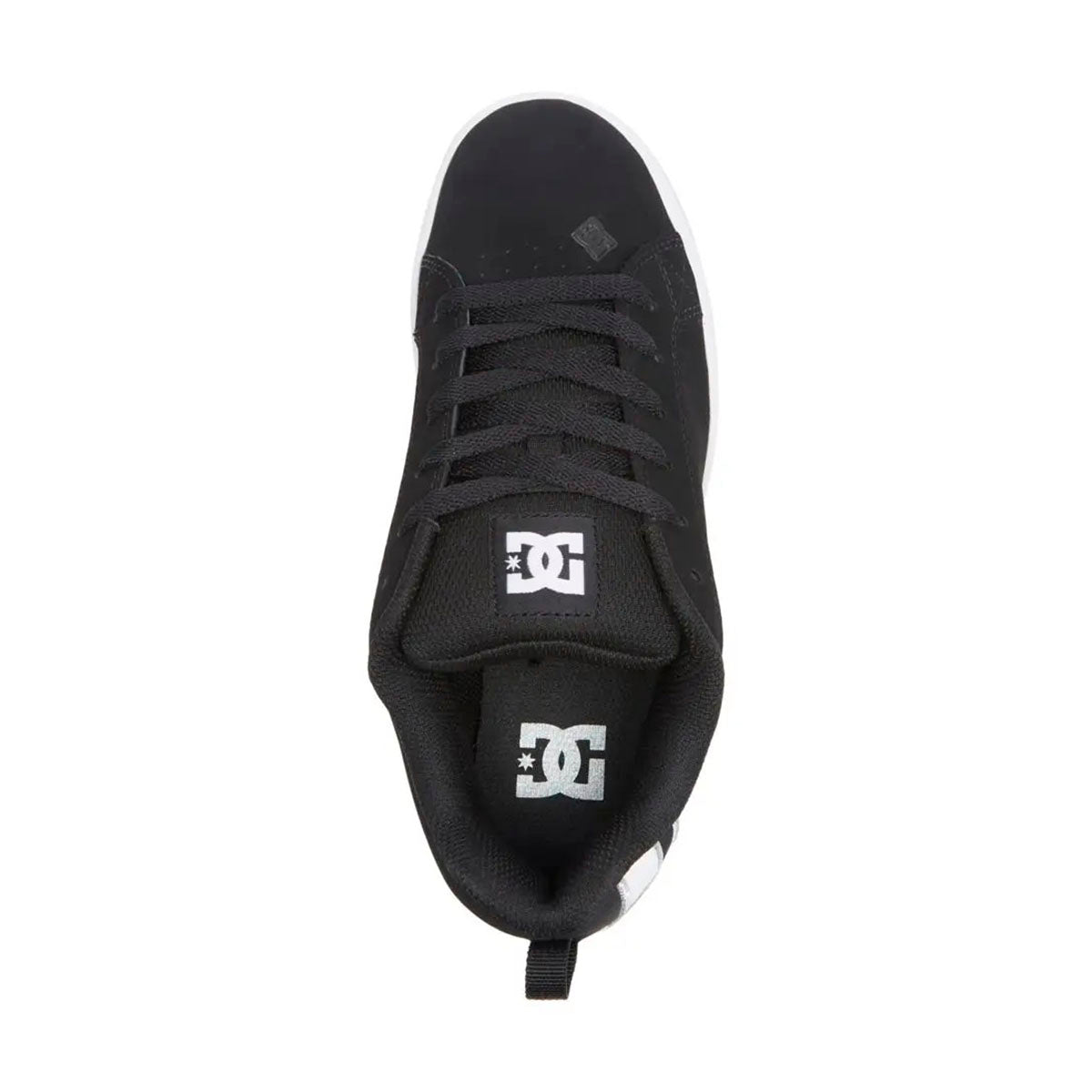 TENIS DC SHOES COURT GRAFFIK PARA DAMA COLOR NEGRO BLANCO