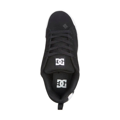 TENIS DC SHOES COURT GRAFFIK PARA DAMA COLOR NEGRO BLANCO
