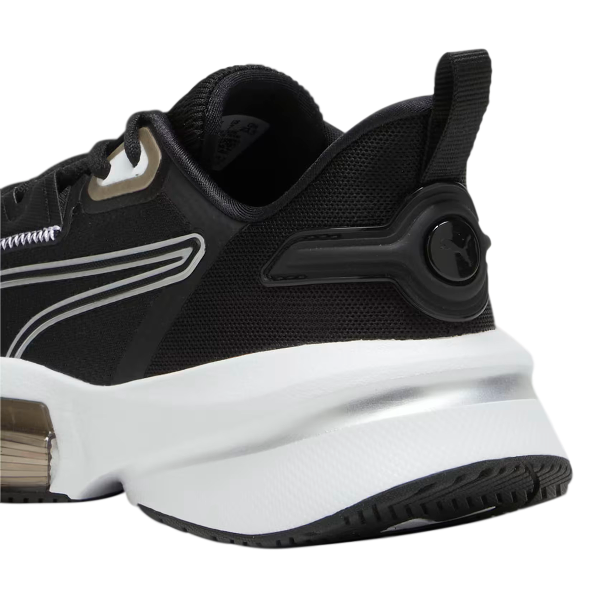 PUMA PWRFRAME PARA DAMA COLOR NEGRO BLANCO
