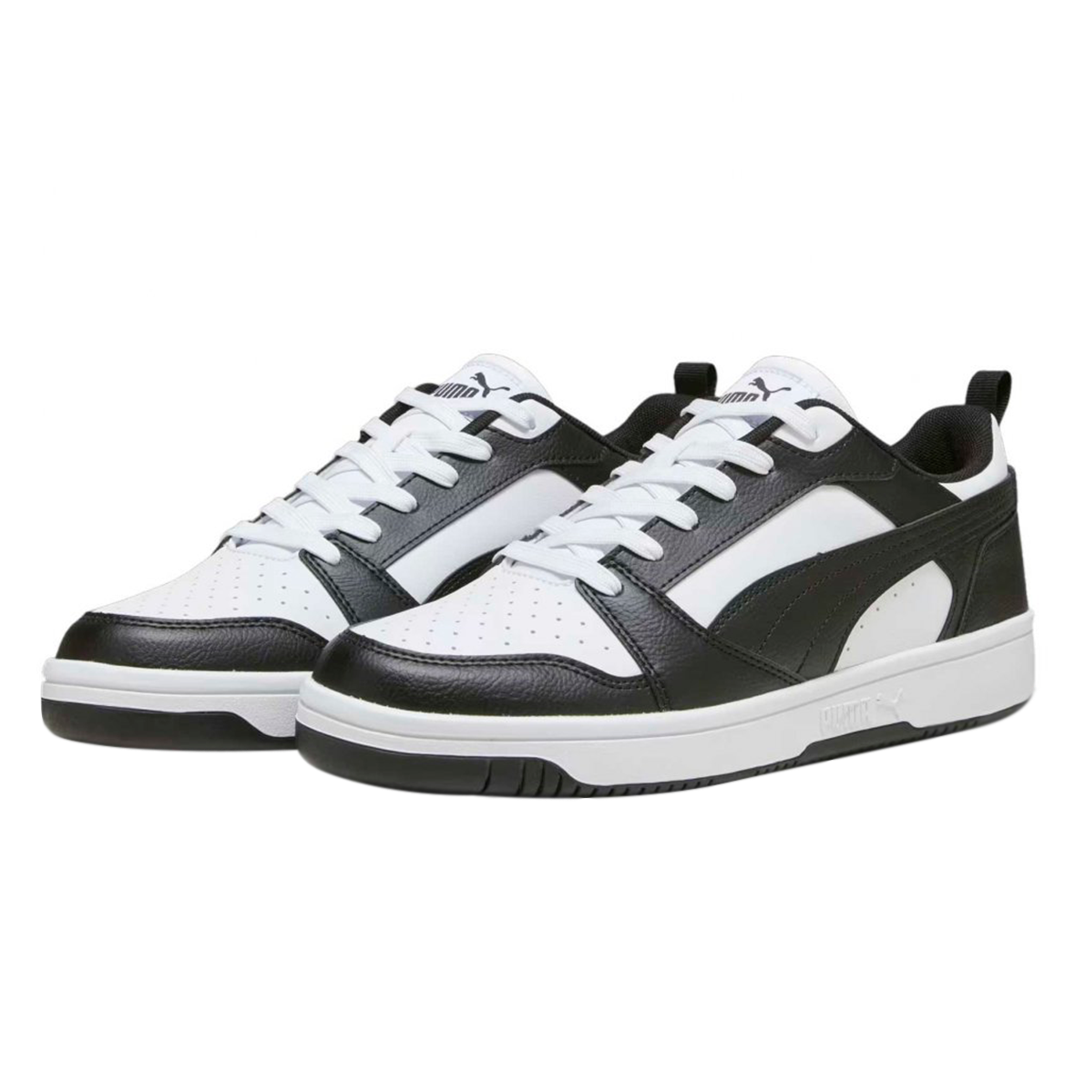 PUMA REBOUND V6 PARA CABALLERO COLOR BLANCO NEGRO