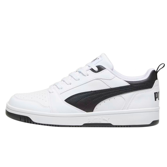PUMA REBOUND V6 PARA CABALLER COLOR BLANCO NEGRO
