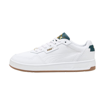 TENIS PUMA COURT CLASSIC LUX PARA CABALLERO COLOR BLANCO VERDE