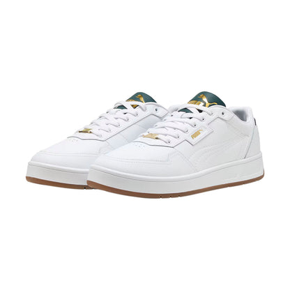 TENIS PUMA COURT CLASSIC LUX PARA CABALLERO COLOR BLANCO VERDE