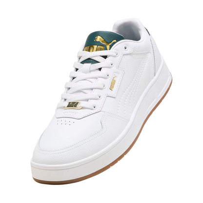 TENIS PUMA COURT CLASSIC LUX PARA CABALLERO COLOR BLANCO VERDE