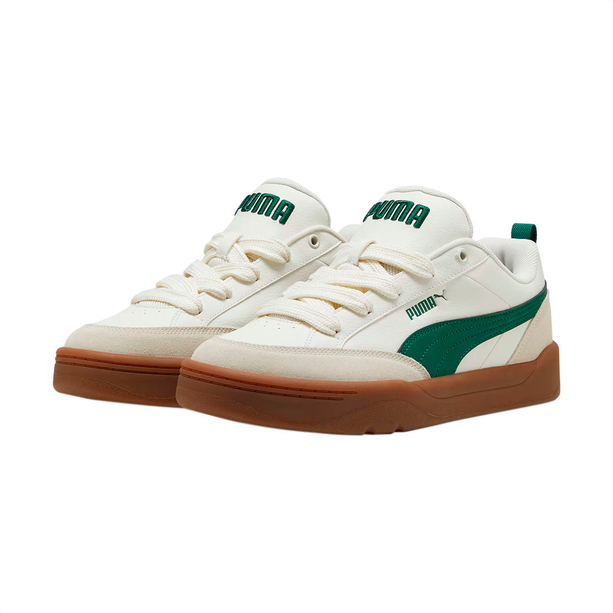 TENIS PUMA PARK LIFESTYLE PARA CABALLERO COLOR BLANCO VERDE