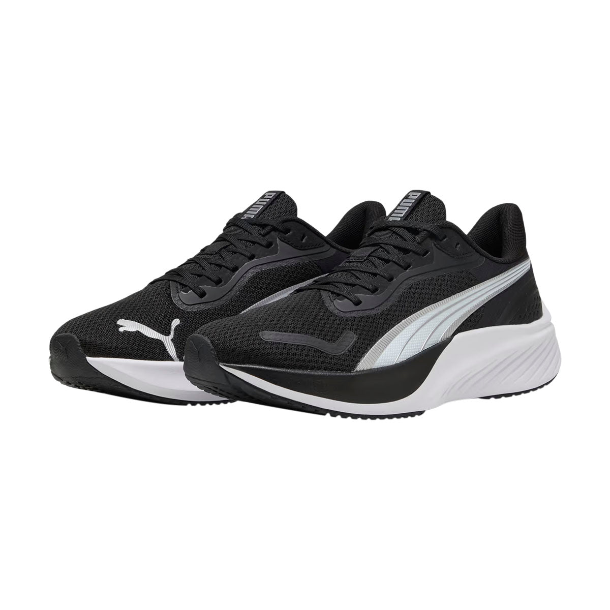TENIS PUMA POUCE LITE JUVENIL COLOR NEGRO BLANCO