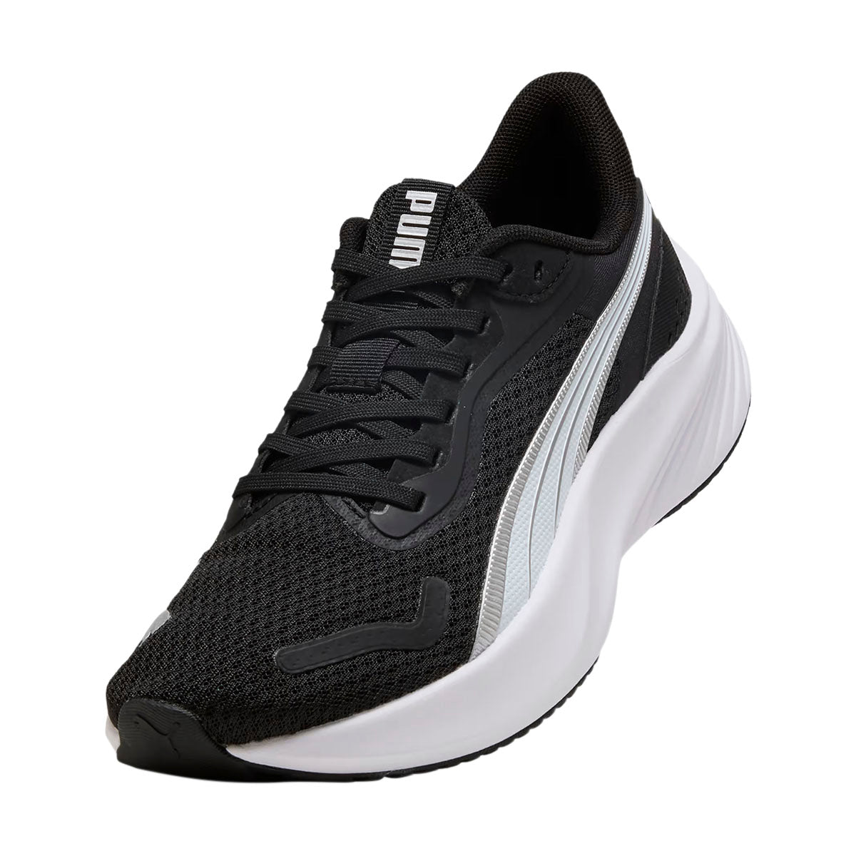 TENIS PUMA POUCE LITE JUVENIL COLOR NEGRO BLANCO