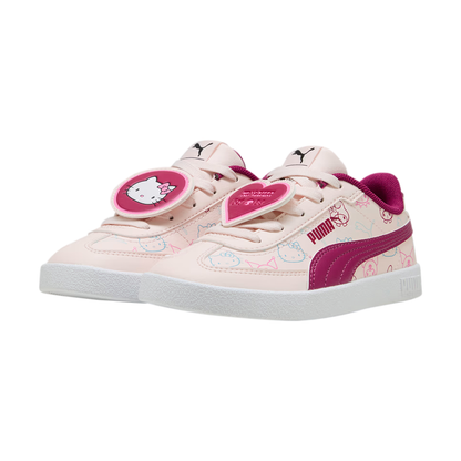 TENIS PUMA CLUB ERA HELLO KITTY PARA NIÑA COLOR ROSA