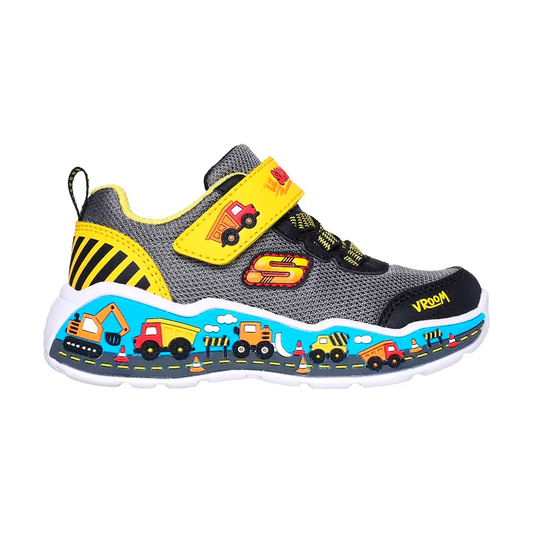 TENIS SKECHERS PLAY SCENE INFANTIL COLOR GRIS