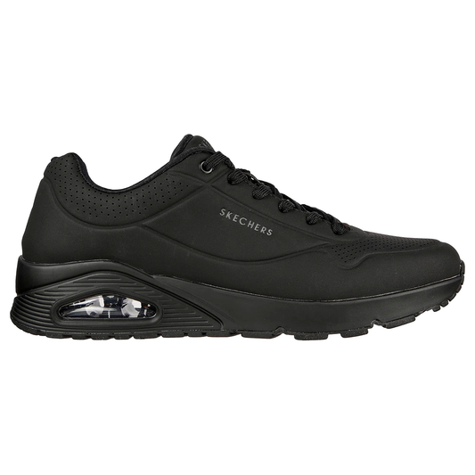 SKECHERS THE UNO PARA CABALLERO COLOR NEGRO MONOCROMO