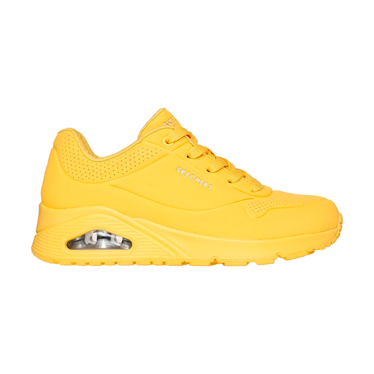 TENIS SKECHERS UNO STAND ON AIR PARA DAMA COLOR AMARILLO