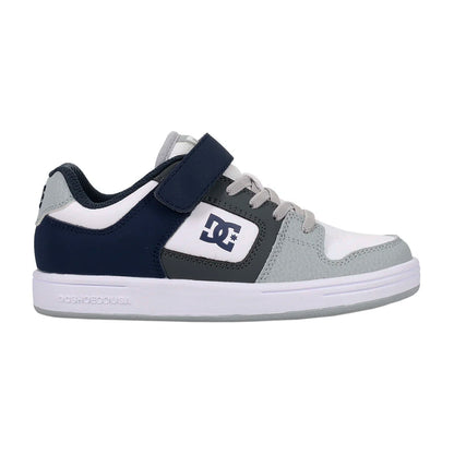 TENIS DC SHOES MANTECA 4 V JUVENIL COLOR BLANCO