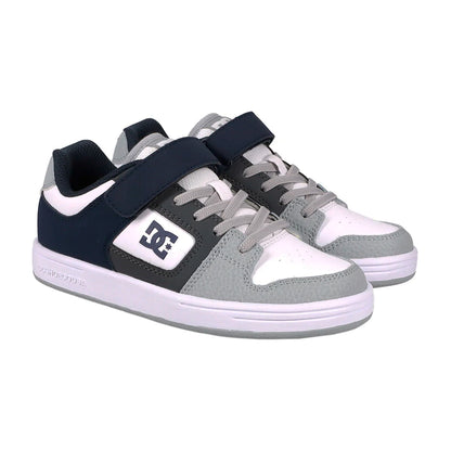 TENIS DC SHOES MANTECA 4 V JUVENIL COLOR BLANCO