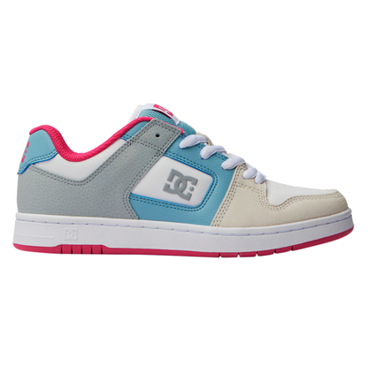 DC SHOES MANTECA 4 PARA DAMA COLOR BLANCO AZUL FIUSHA