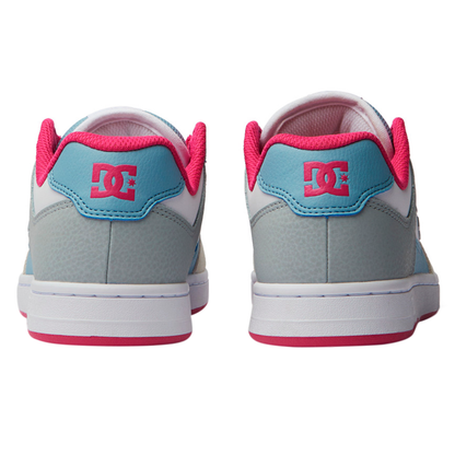 DC SHOES MANTECA 4 PARA DAMA COLOR BLANCO AZUL FIUSHA