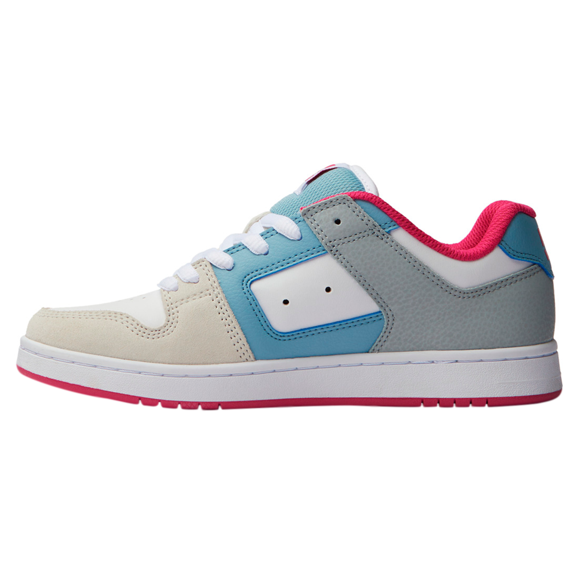 DC SHOES MANTECA 4 PARA DAMA COLOR BLANCO AZUL FIUSHA