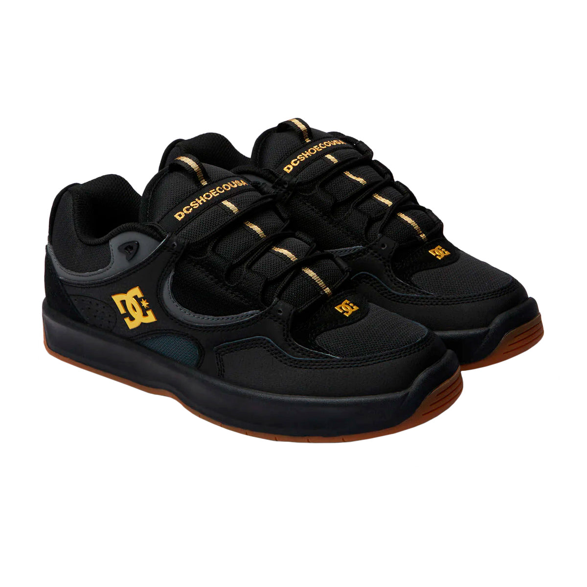 TENIS DC SHOES KALYNX ZERO PARA CABALLERO COLOR NEGRO ORO