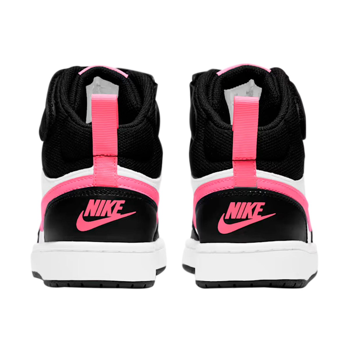 TENIS NIKE COURT BOROUGH MID 2 JUVENIL COLOR BLANCO NEGRO FIUSHA
