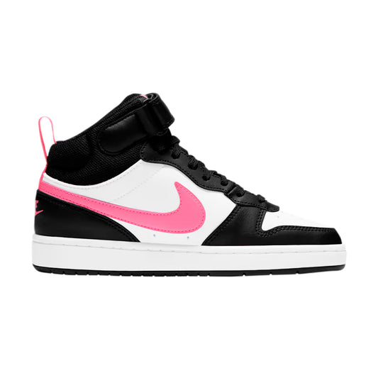 TENIS NIKE COURT BOROUGH MID 2 JUVENIL COLOR BLANCO NEGRO FIUSHA