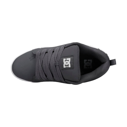 TENIS DC SHOES COURT GRAFFIK PARA CABALLERO COLOR GRIS BLANCO