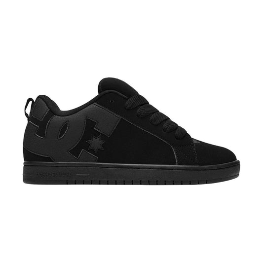 TENIS DC SHOES COURT GRAFFIK PARA DAMA COLOR NEGRO MONOCROMO