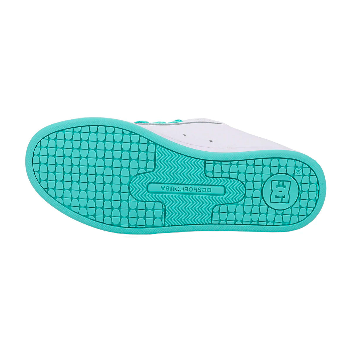 TENIS DC SHOES COURT GRAFFIK PARA DAMA COLOR BLANCO VERDE