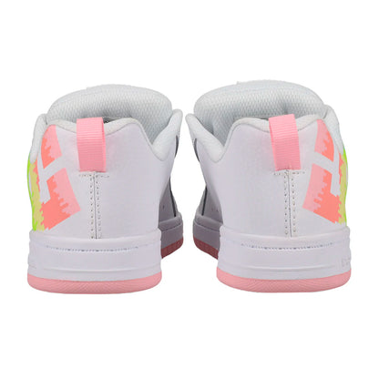 TENIS COURT GRAFFIK PARA DAMA COLOR BLANCO ROSA
