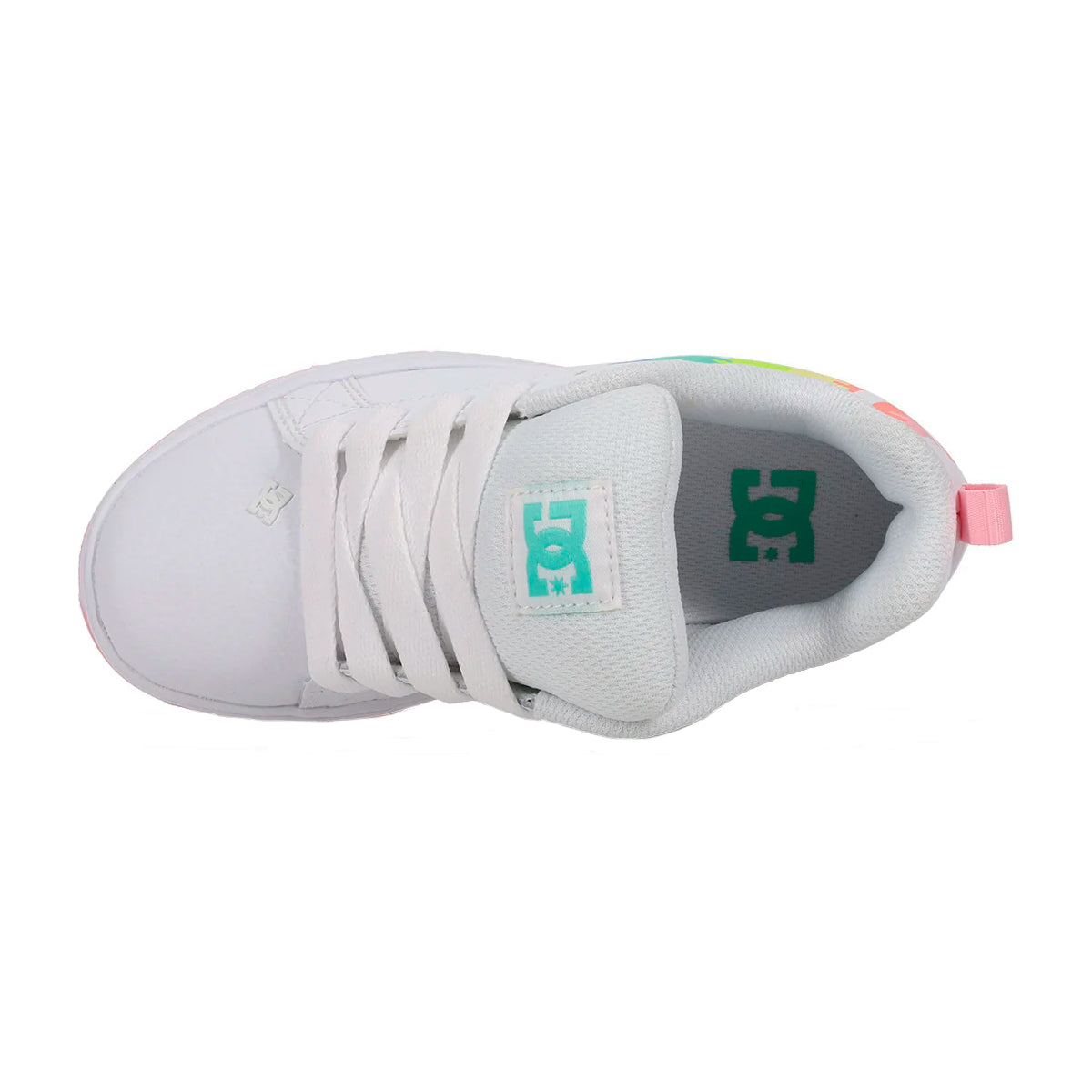 TENIS COURT GRAFFIK PARA DAMA COLOR BLANCO ROSA