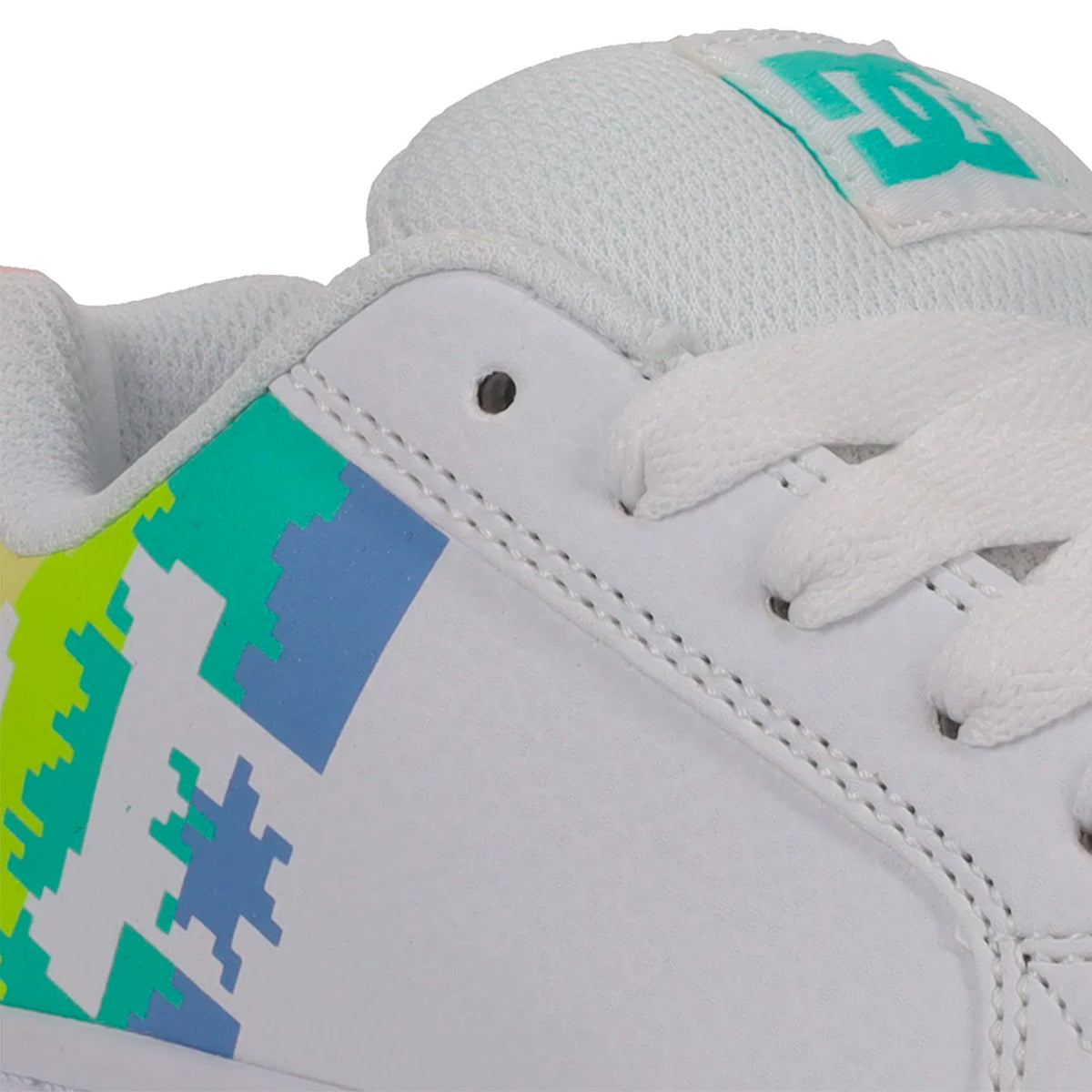 TENIS COURT GRAFFIK PARA DAMA COLOR BLANCO ROSA