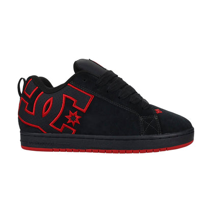 TENIS DC SHOES COURT GRAFFIK PARA CABALLERO COLOR NEGRO ROJO