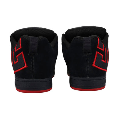 TENIS DC SHOES COURT GRAFFIK PARA CABALLERO COLOR NEGRO ROJO