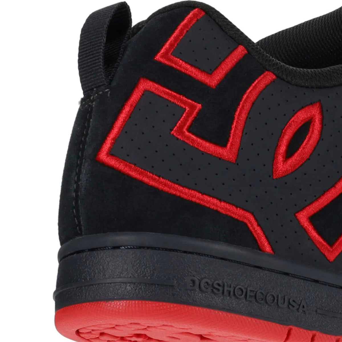 TENIS DC SHOES COURT GRAFFIK PARA CABALLERO COLOR NEGRO ROJO