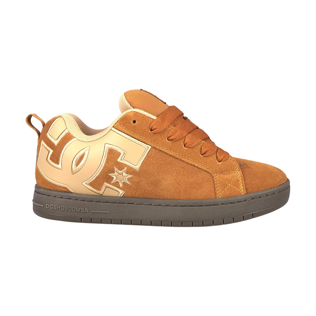 TENIS DC SHOES COURT GRAFFIK SE PARA CABALLERO COLOR MOSTAZA