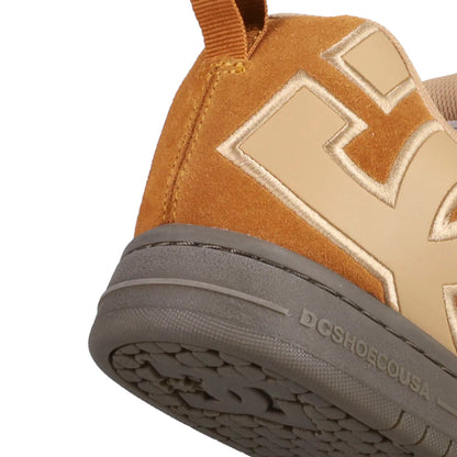 TENIS DC SHOES COURT GRAFFIK SE PARA CABALLERO COLOR MOSTAZA