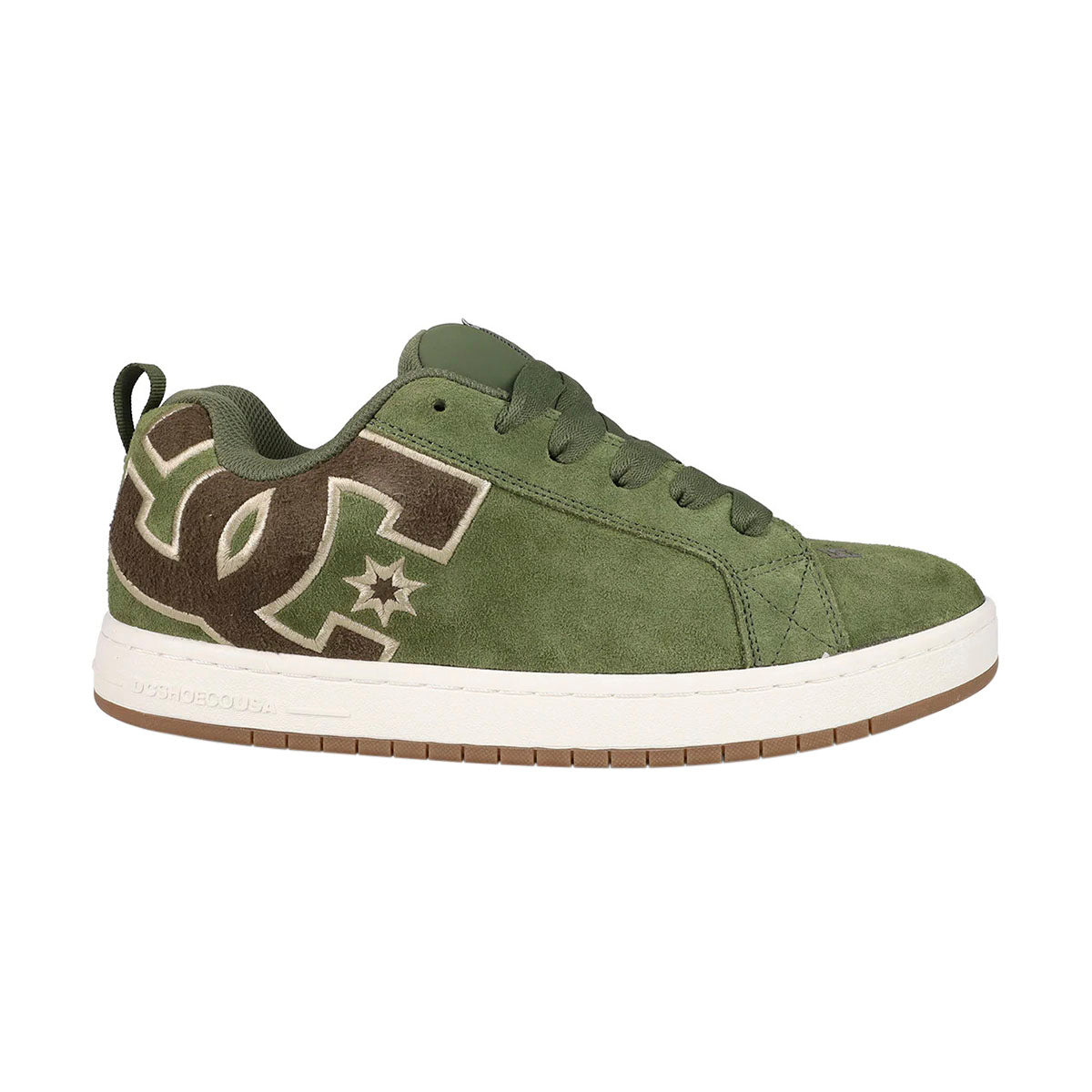 TENIS DC SHOES COURT GRAFFIK SE PARA CABALLERO COLOR OLIVO