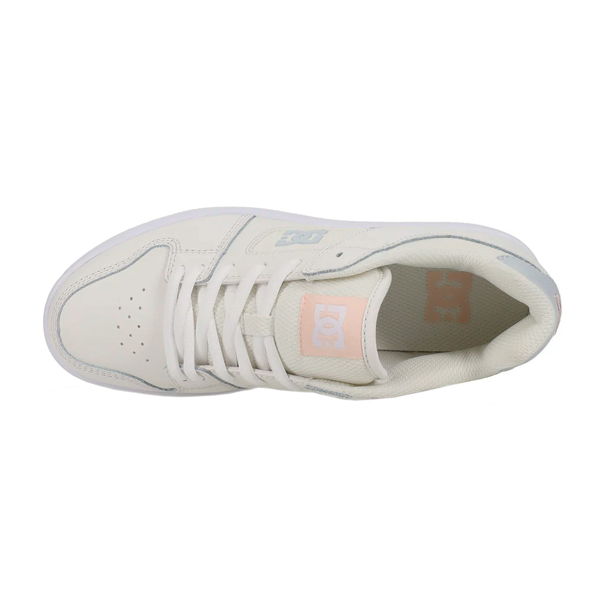 TENIS DC SHOES MANTECA 4 PARA DAMA COLOR BEIGE CORAL