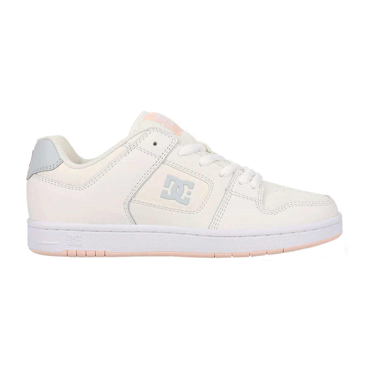 TENIS DC SHOES MANTECA 4 PARA DAMA COLOR BEIGE CORAL