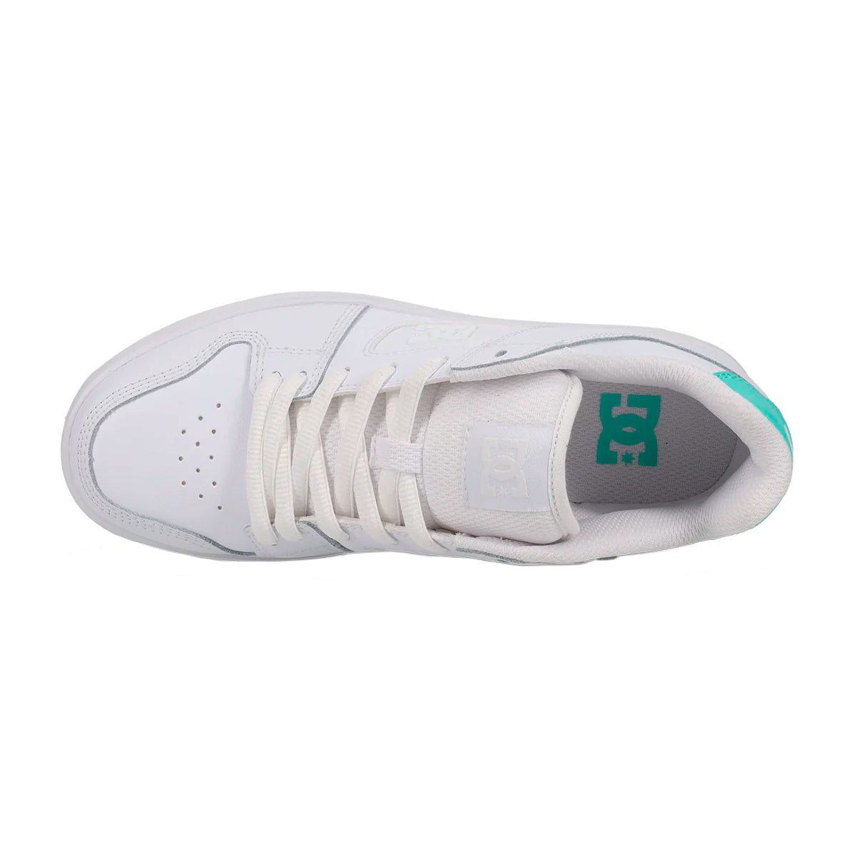 TENIS DC SHOES MANTECA 4 PARA DAMA COLOR BLANCO VERDE