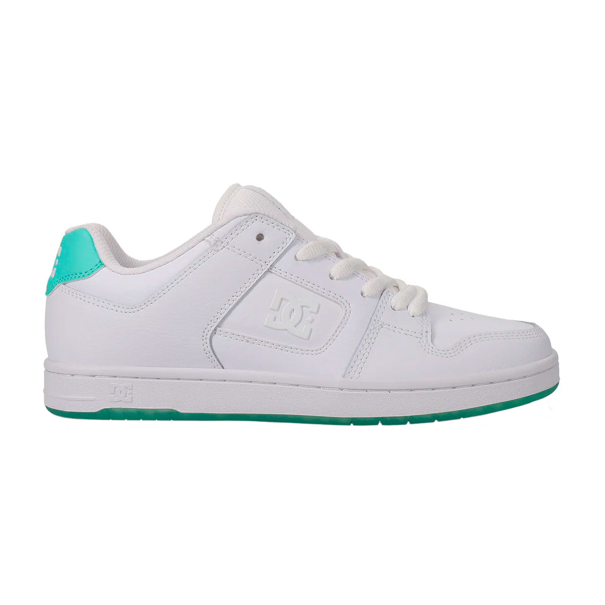 TENIS DC SHOES MANTECA 4 PARA DAMA COLOR BLANCO VERDE