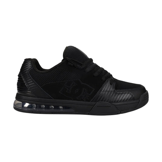 TENIS DC SHOES VERSATILE PARA CABALLERO COLOR NEGRO MONOCROMO