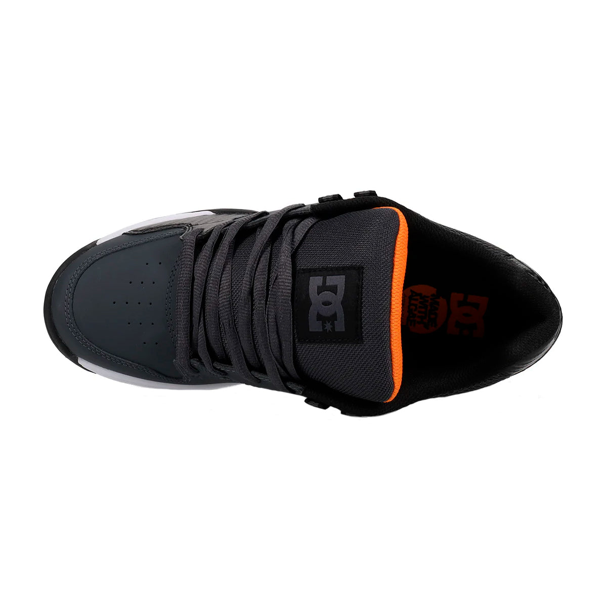TENIS DC SHOES VERSATILE PARA CABALLER COLOR GRIS