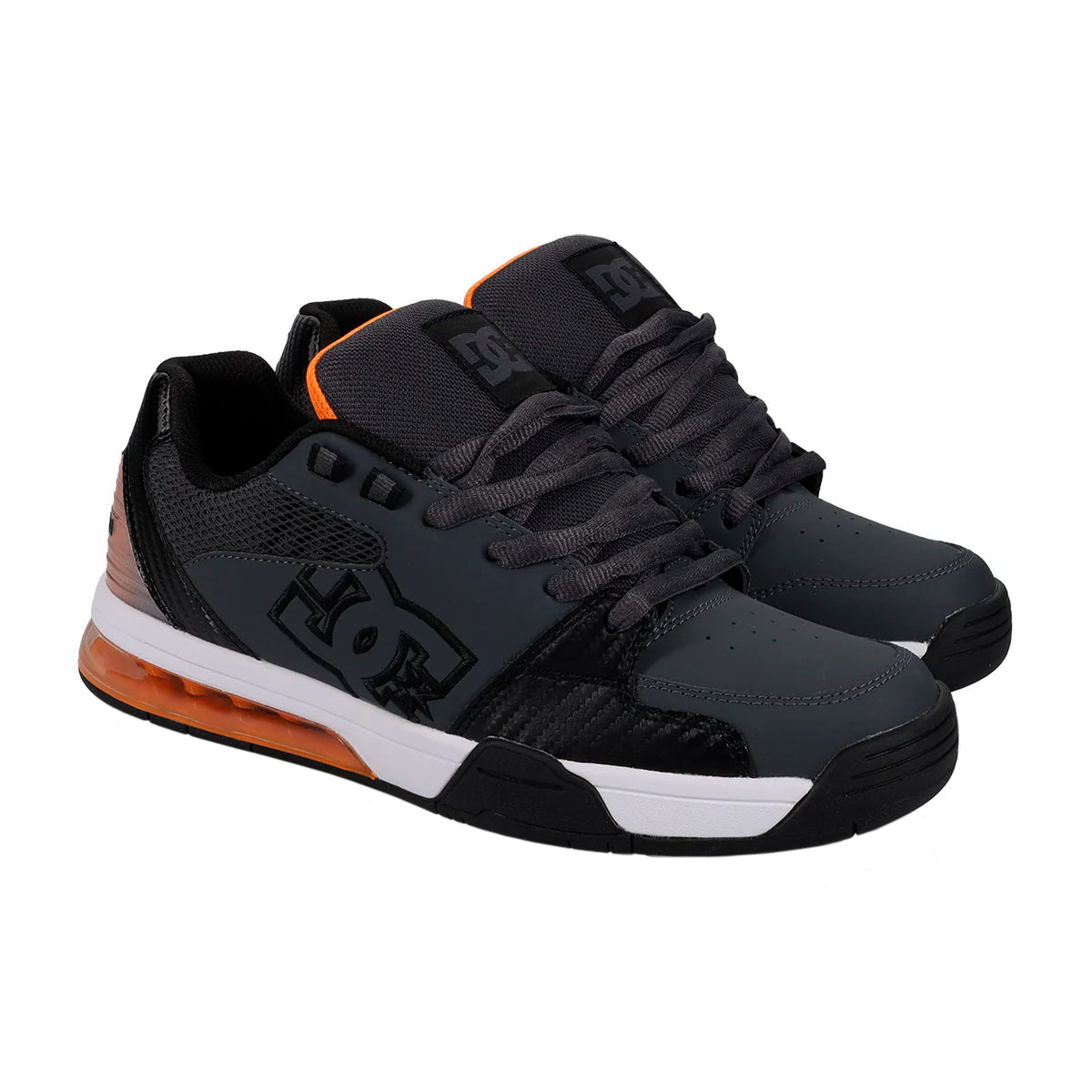 TENIS DC SHOES VERSATILE PARA CABALLER COLOR GRIS